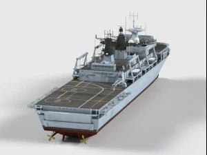 HMS Albion class 3D Model