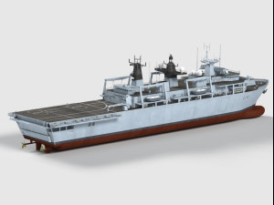 HMS Albion class 3D Model