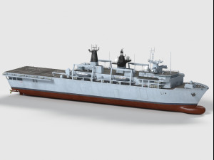 HMS Albion class 3D Model