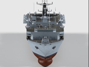 HMS Albion class 3D Model