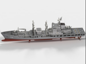 Daecheong AOE-58 Cheonji class ship 3D-Modell
