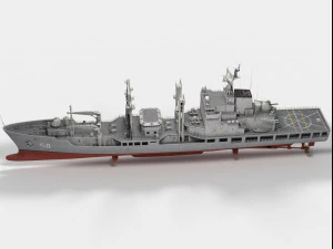 Daecheong AOE-58 Cheonji class ship 3D Model