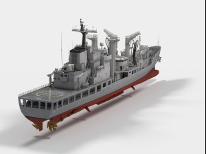 Daecheong AOE-58 Cheonji class ship 3D-Modell