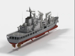 Daecheong AOE-58 Cheonji class ship 3D Model