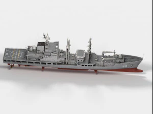 Daecheong AOE-58 Cheonji class ship 3D Model
