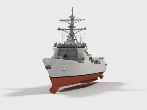 ROKS Yulgok Yi I DDG-992 KDX-III class 3D Model