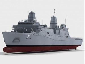 LPD-20 Green Bay San Antonio class 3D Model