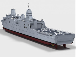LPD-20 Green Bay San Antonio class Modèle 3D