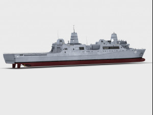 LPD-20 Green Bay San Antonio class Modèle 3D