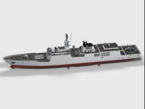 515 Binzhou Type 054A class frigate 3D Model