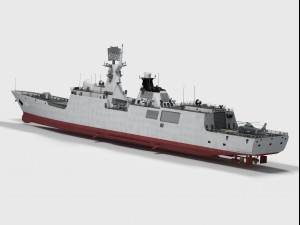 515 Binzhou Type 054A class frigate 3D Model