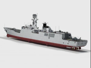 515 Binzhou Type 054A class frigate 3D Model