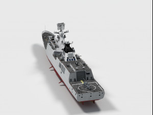 515 Binzhou Type 054A class frigate 3D Model