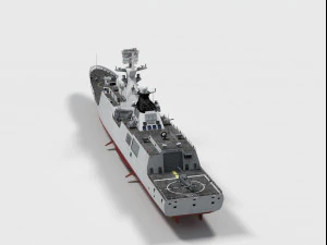 515 Binzhou Type 054A class frigate 3D Model