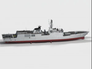 515 Binzhou Type 054A class frigate 3D Model