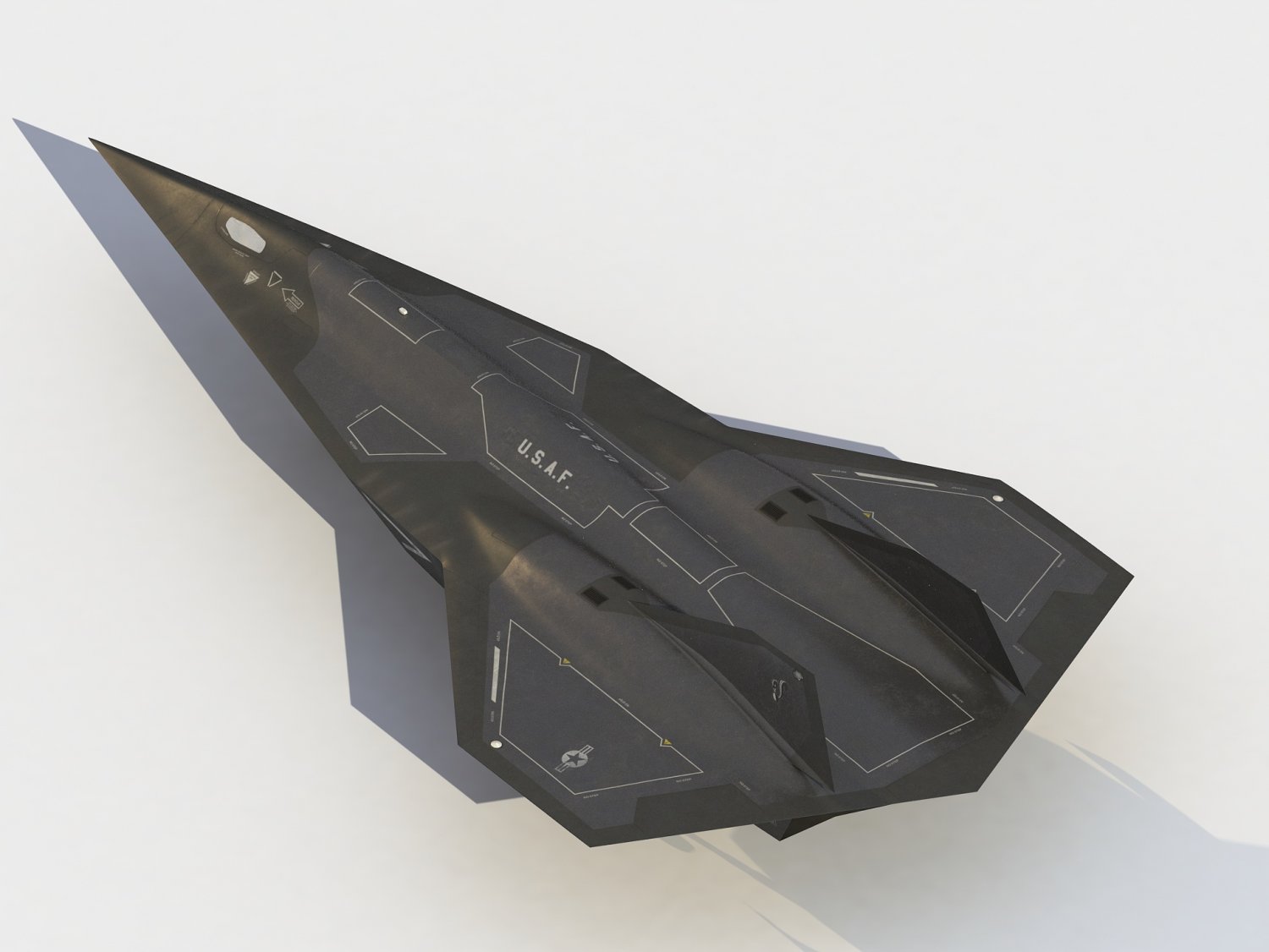 Lockheed Martin SR-72 Darkstar - 3D model by exéla (@exela) [5a5338b]