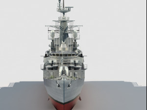HMS Antelope Type 21 Amazon Class Frigate Model 3D