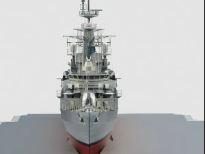 HMS Antelope Type 21 Amazon Class Frigate 3D Model