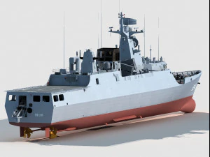 594 Zhuzhou type 056A Jiangdao class corvette 3D Model