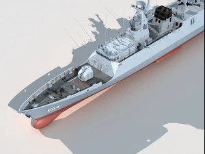 594 Zhuzhou type 056A Jiangdao class corvette 3D Model