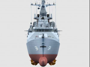 594 Zhuzhou type 056A Jiangdao class corvette 3D Model