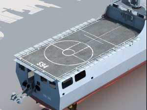 594 Zhuzhou type 056A Jiangdao class corvette Model 3D
