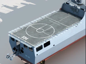594 Zhuzhou type 056A Jiangdao class corvette 3D Model