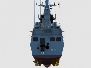 594 Zhuzhou type 056A Jiangdao class corvette Model 3D