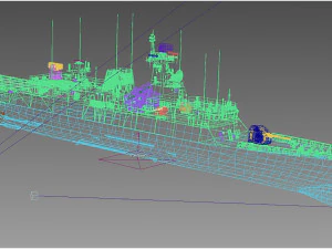 594 Zhuzhou type 056A Jiangdao class corvette 3D Model