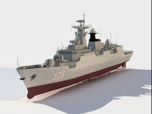 526 Wenzhou Type 054 class frigate Model 3D