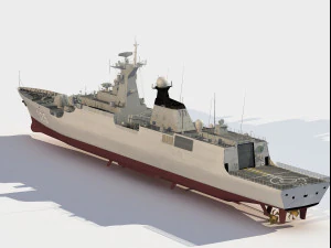 526 Wenzhou Type 054 class frigate 3D Model