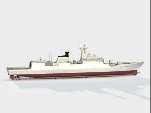 526 Wenzhou Type 054 class frigate 3D Model