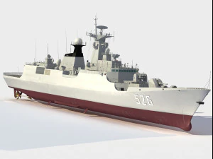 526 Wenzhou Type 054 class frigate 3D Model