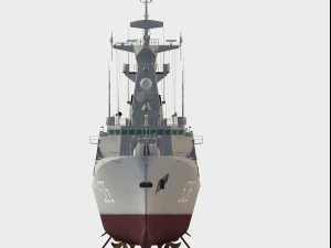 526 Wenzhou Type 054 class frigate 3D Model
