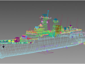 526 Wenzhou Type 054 class frigate 3Dモデル