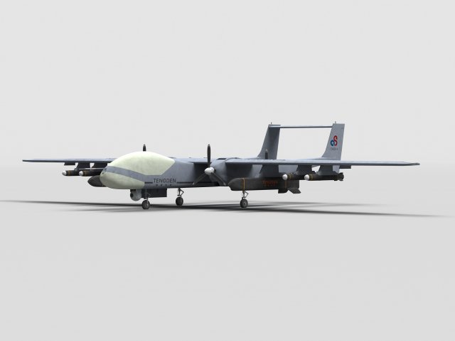 Tengden TB-001A Skorpion UCAV Modèle 3D .c4d .max .obj .3ds .fbx .stl .blend 