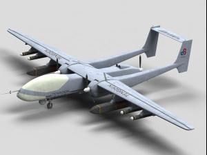 Tengden TB-001A Skorpion UCAV Modèle 3D