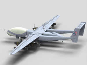Tengden TB-001A Skorpion UCAV Modèle 3D