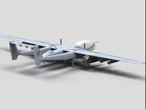 Tengden TB-001A Skorpion UCAV Modèle 3D