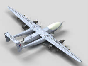 Tengden TB-001A Skorpion UCAV Modèle 3D