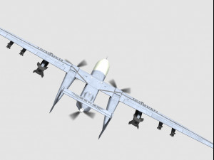 Tengden TB-001A Skorpion UCAV Modèle 3D