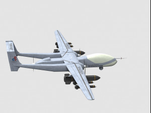 Tengden TB-001A Skorpion UCAV Modèle 3D