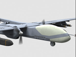 Tengden TB-001A Skorpion UCAV Modèle 3D
