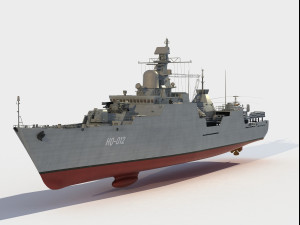 HQ-012 Ly Thai To Gepard class frigate Model 3D