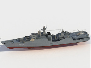 HQ-012 Ly Thai To Gepard class frigate 3D Модель