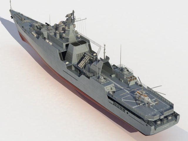HQ-012 Ly Thai To Gepard Class Frigate 3D Model In Battleship 3DExport