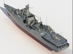HQ-012 Ly Thai To Gepard class frigate 3D Модель