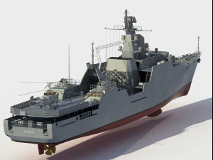 HQ-012 Ly Thai To Gepard class frigate 3D Model