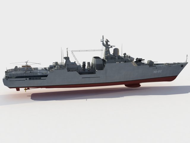 HQ-012 Ly Thai To Gepard Class Frigate 3D Model In Battleship 3DExport
