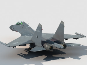 Shenyang J-16 D EW Modello 3D
